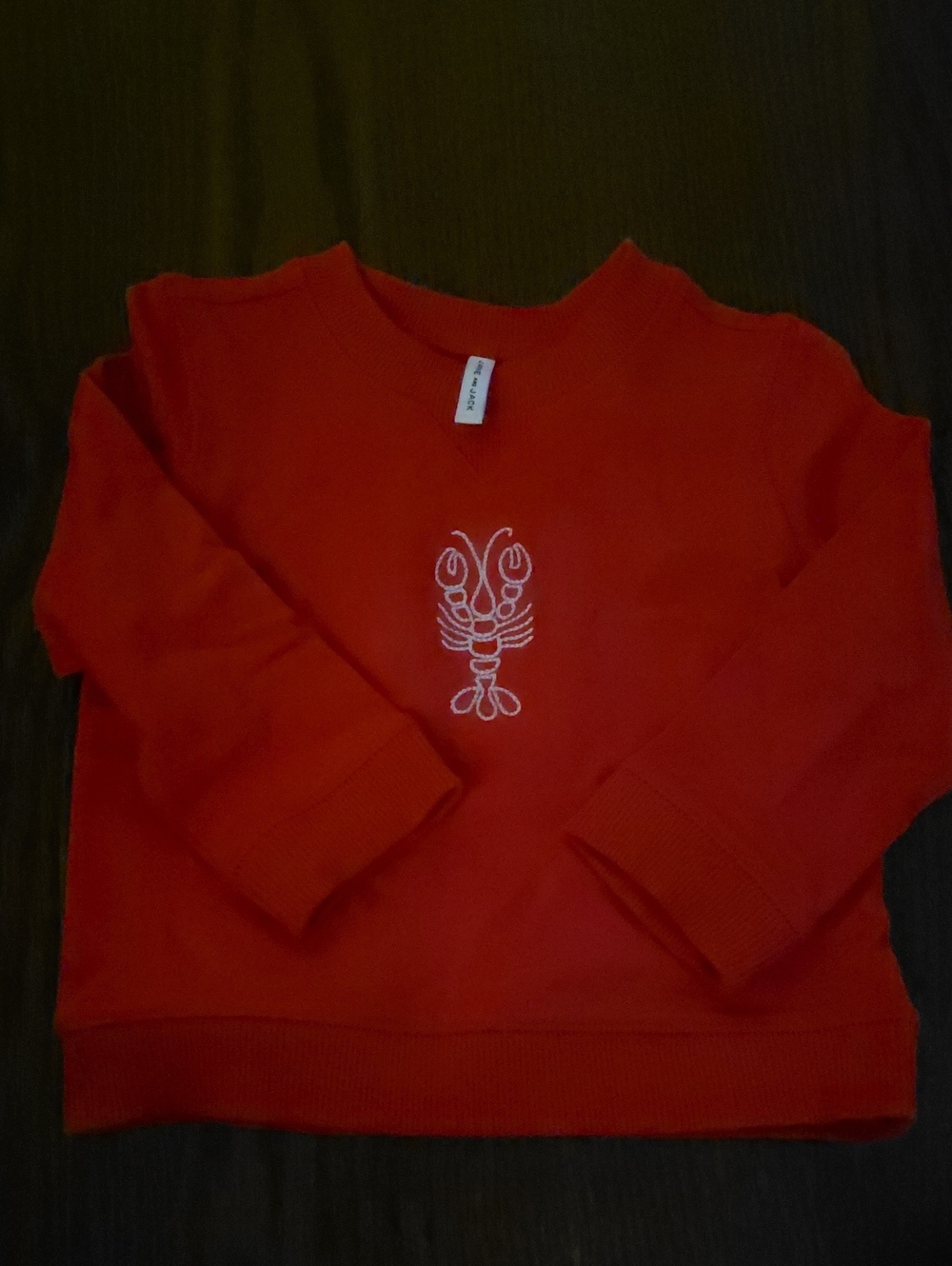 Janie and Jack Red Lobster Sweatshirt